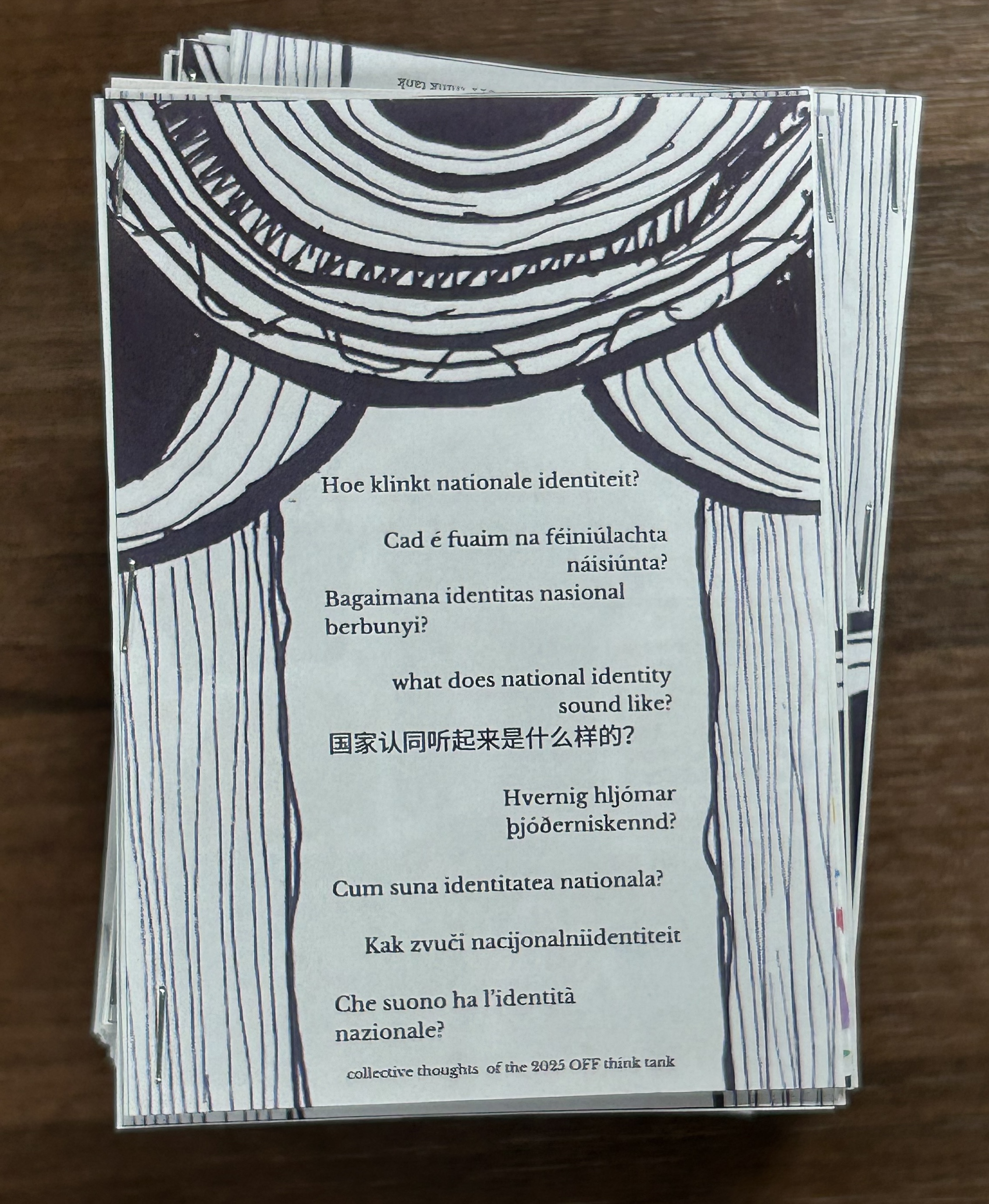 Zine cover